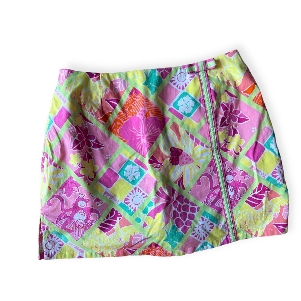 Lilly Pulitzer Diamondhead Patch Monkey Skirt Skort, Size 4